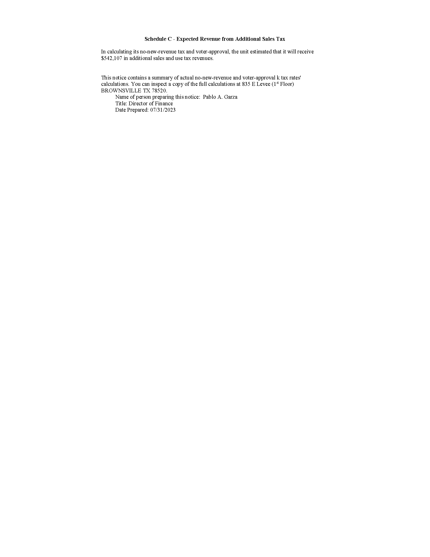 2023 Property Tax Rates in CITY OF LOS FRESNOS Los Fresnos Texas