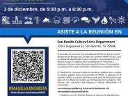 Public Meeting Notice - Cameron County Hazard Mitigation Action Plan Update SPANISH