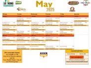 May schedule 