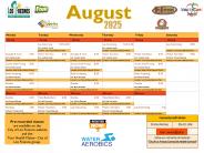 August schedule 