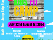 Kids Fit Camp flyer 