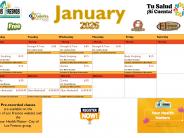 Your Health Matters- City of Los Fresnos January Calendar 