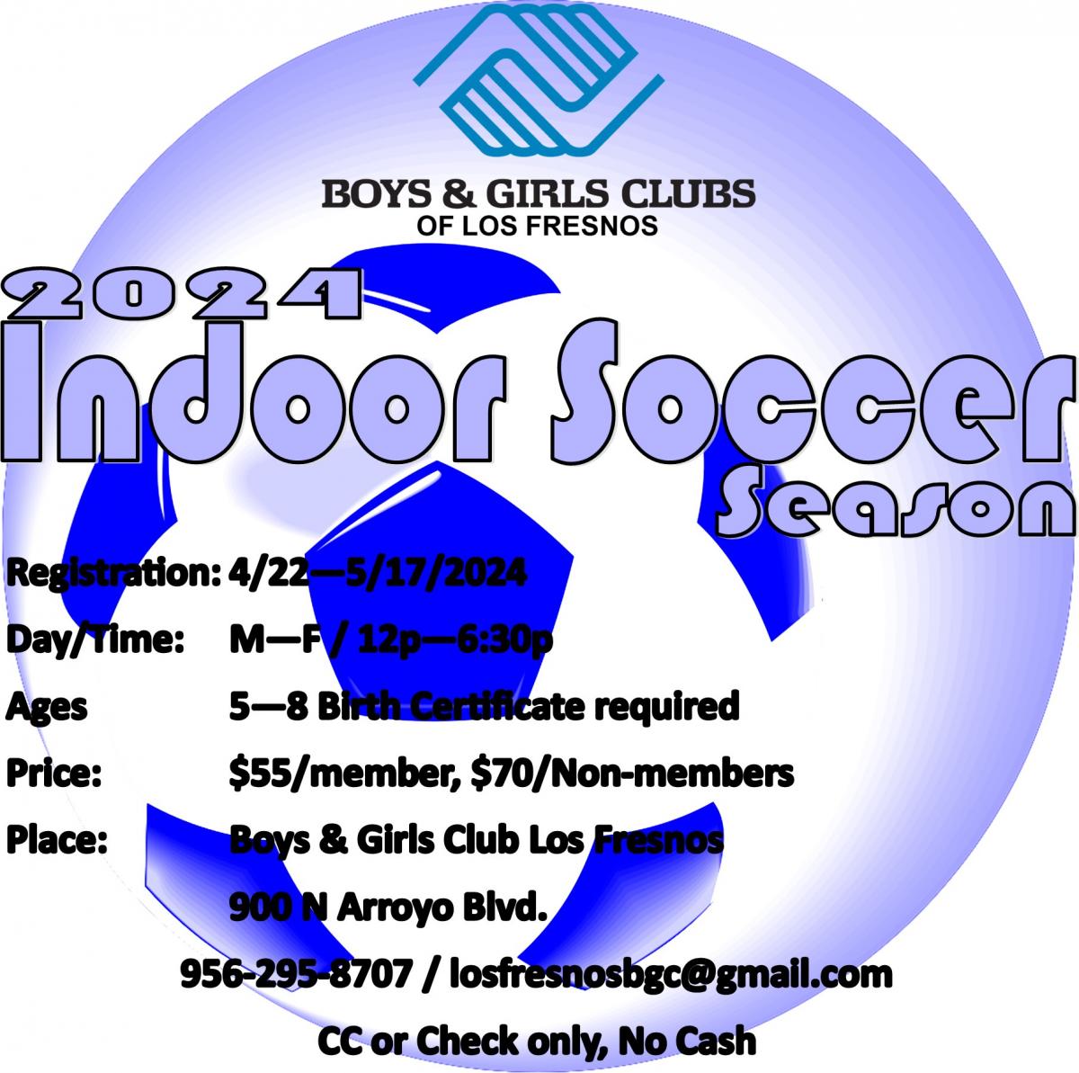 2024 Soccer League-Boys & Girls Club of Los Fresnos